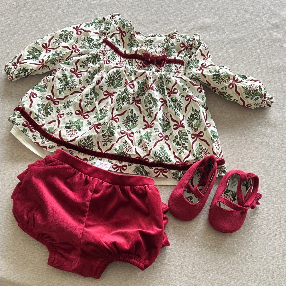 Tommy Bahama Kids Dress Set in Red and Green